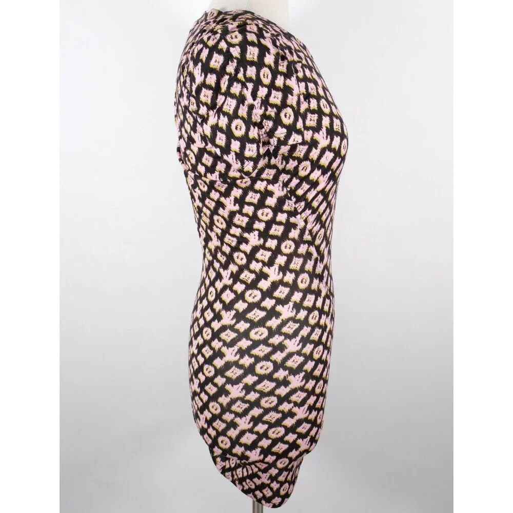Louis Vuitton by Marc Jacobs dress top sz S stretch LV monogram bodycon pink - Picture 9 of 16